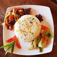 Set Menu-2 (Fried rice, Chicken Masala, Mixed Vegetables, Salad)